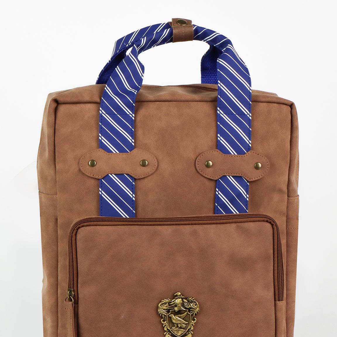 Harry Potter - Lässig modischer Kunstleder Rucksack | Ravenclaw