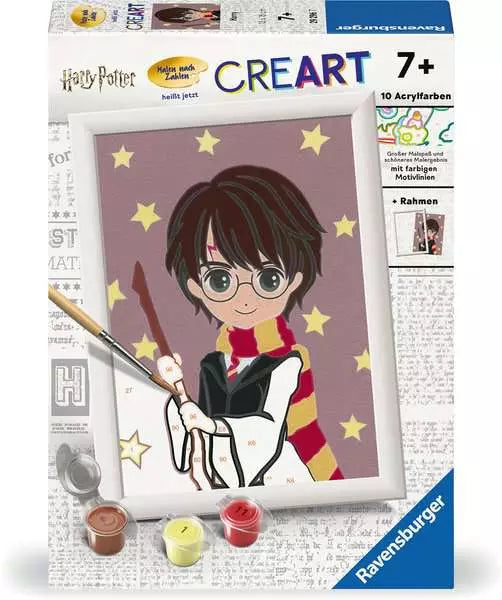 CreArt, Malen nach Zahlen Kinder Harry Potter - Harry