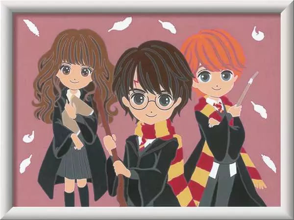 CreArt, Malen nach Zahlen Kinder Harry Potter - Zauberhafte Freundschaft
