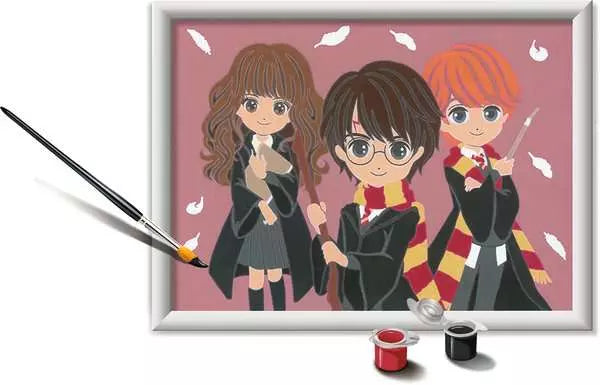 CreArt, Malen nach Zahlen Kinder Harry Potter - Zauberhafte Freundschaft
