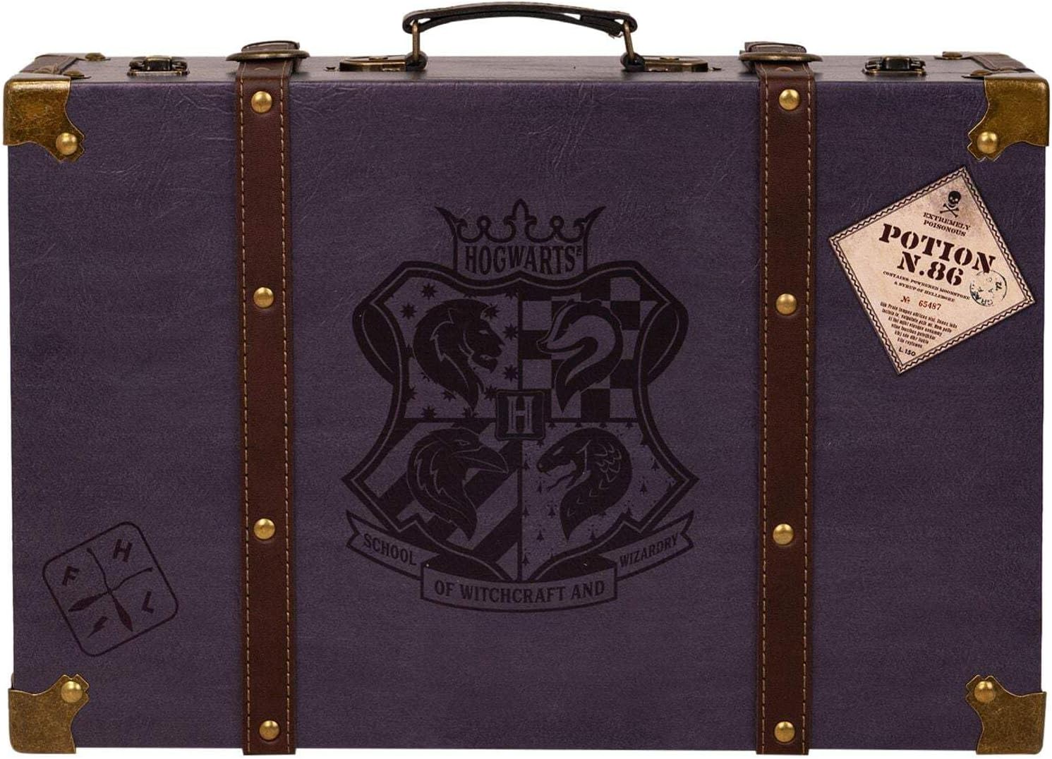 Harry Potter Hogwarts Kofferset Burgunderrot (2-teilig) – Warner Bros. Alumni Truhen