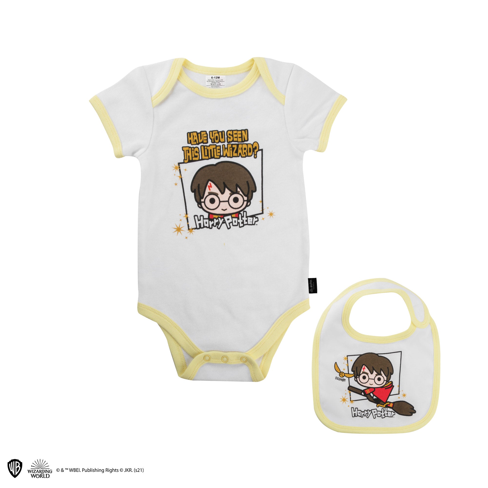 Harry Potter Baby Strampler und Lätzchen