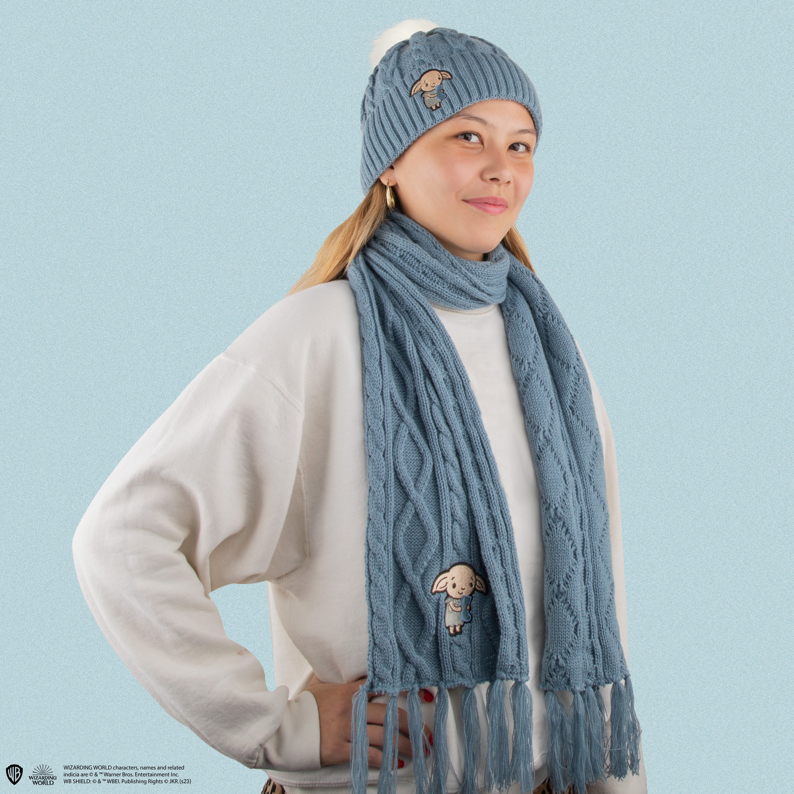 Harry Potter Set aus Dobby-Mütze und Schal