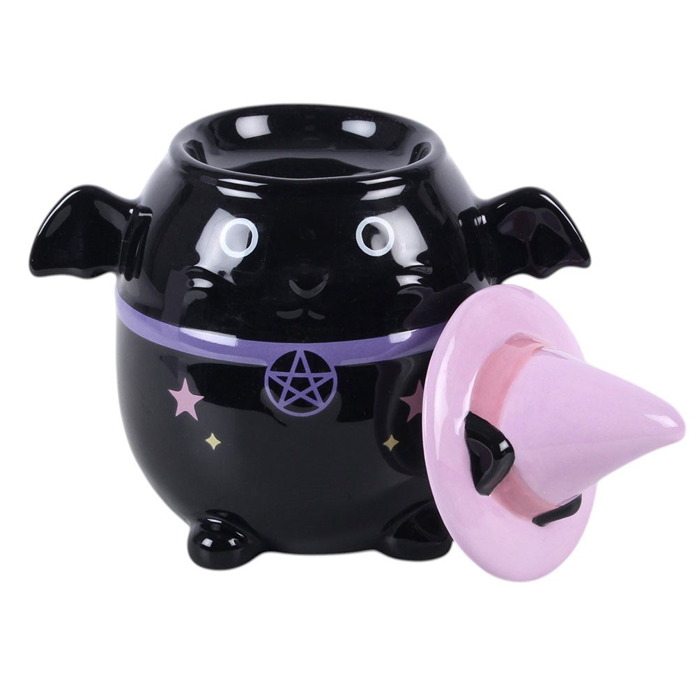 Pastellfarbene Fledermaus-Katze-Duftlampe