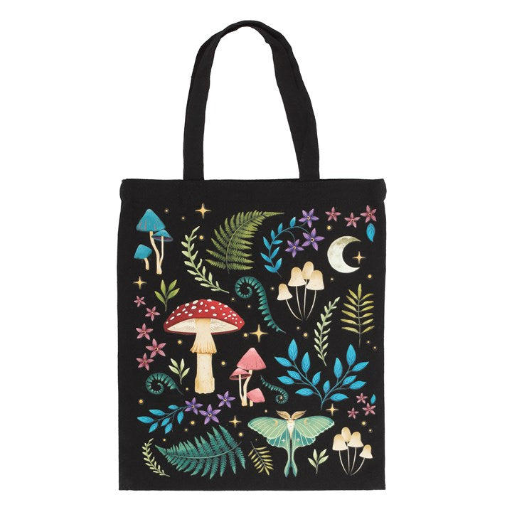 Tote Bag aus Polycotton mit Dark Forest-Print
