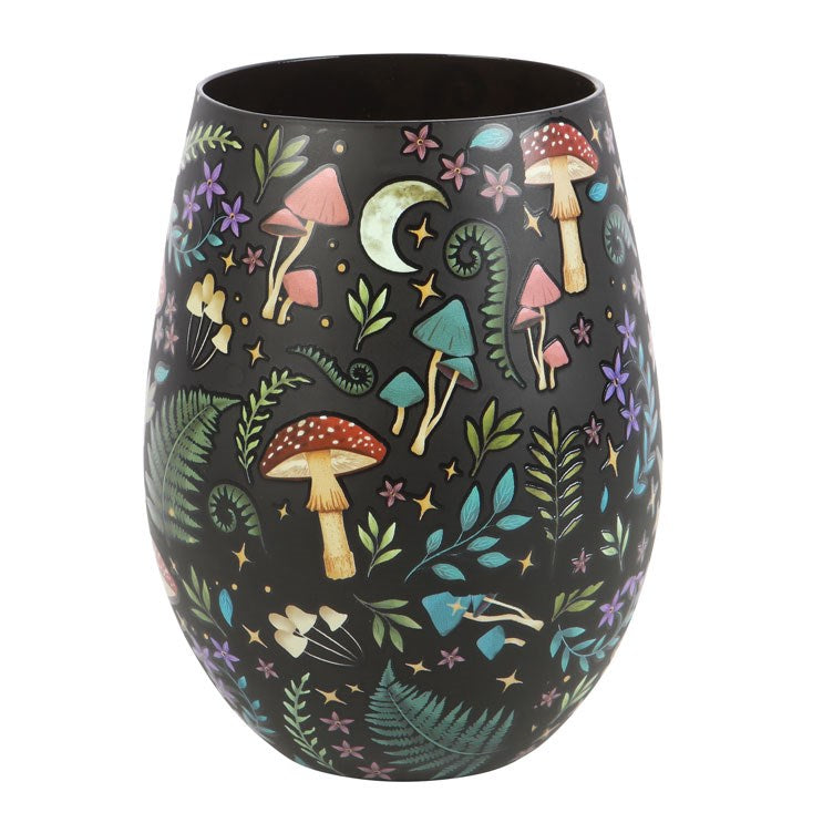 Stielloses Glas im "Dark Forest" Design