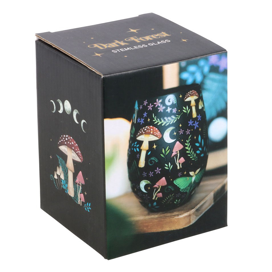 Stielloses Glas im "Dark Forest" Design