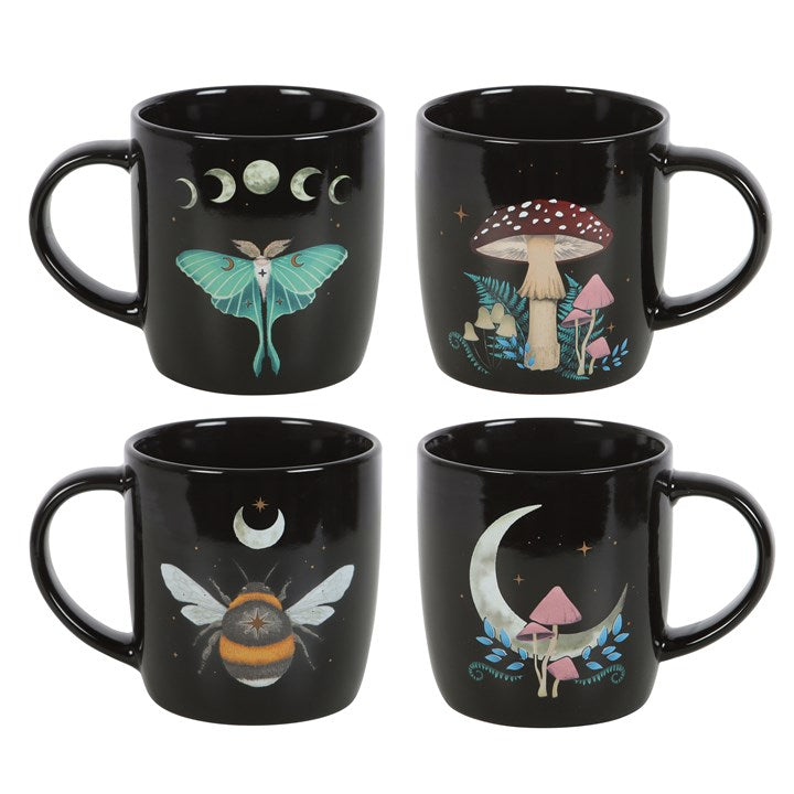 4er-Set „Dark Forest“-Becher