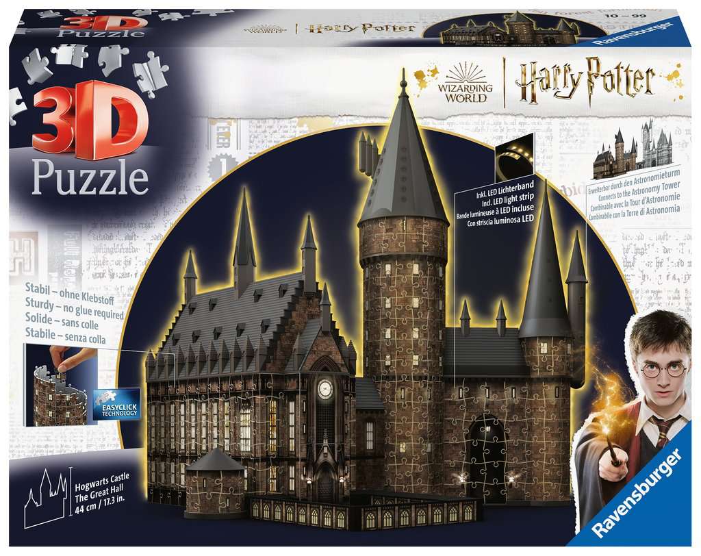 HARRY POTTER - Puzzle 3D 540P - Schloss Hogwarts "Beleuchtet"