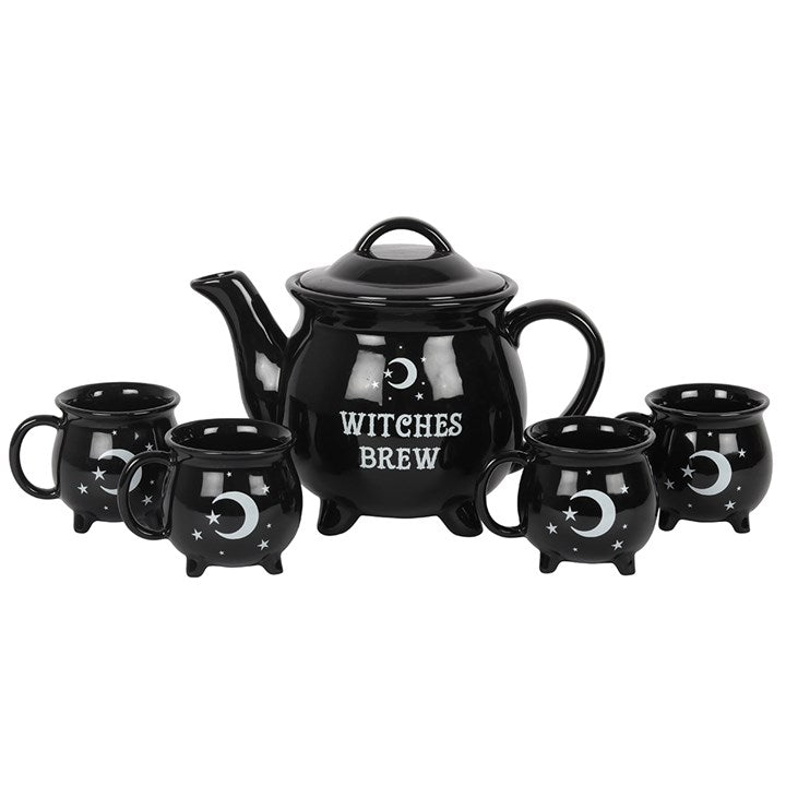 Hexengebräu Keramik-Kessel-Teeservice
