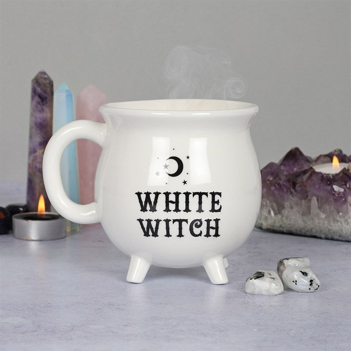 Weißer Hexenkessel-Becher