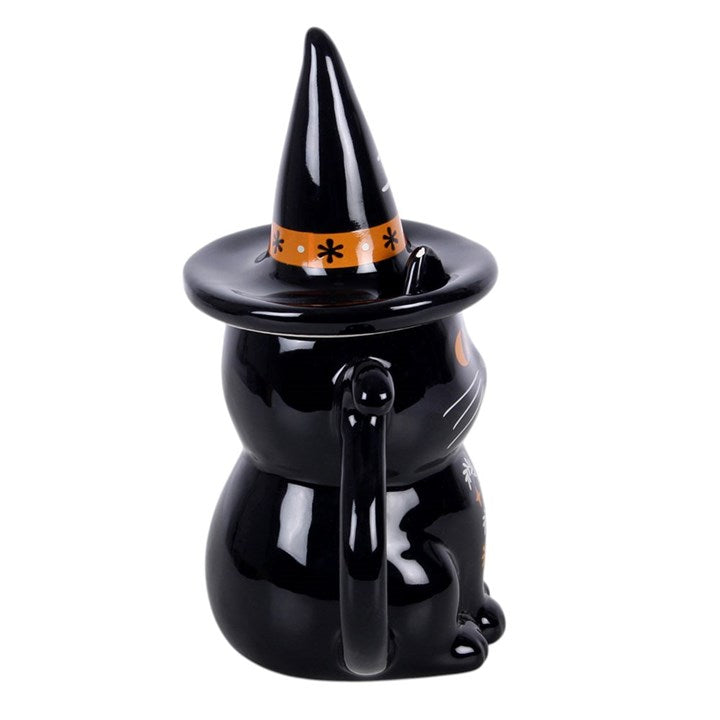 Frightful Folk – Becher mit Deckel „Schwarze Katze“
