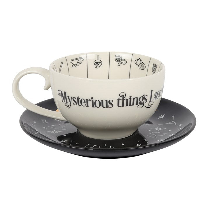 Keramik-Teetasse zum Wahrsagen