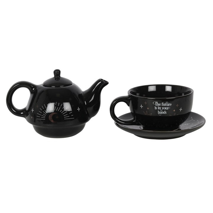 Das Wahrsager-Tee-Set Tasse plus Kanne