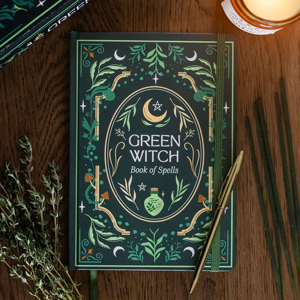 Notizbuch „Green Witch“ im A5-Format