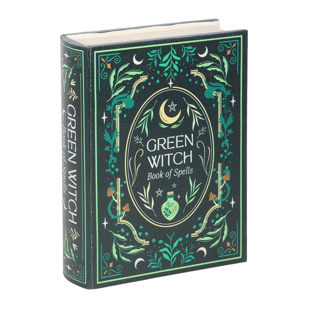 „Green Witch“ Aufbewahrungsbox in Buchform