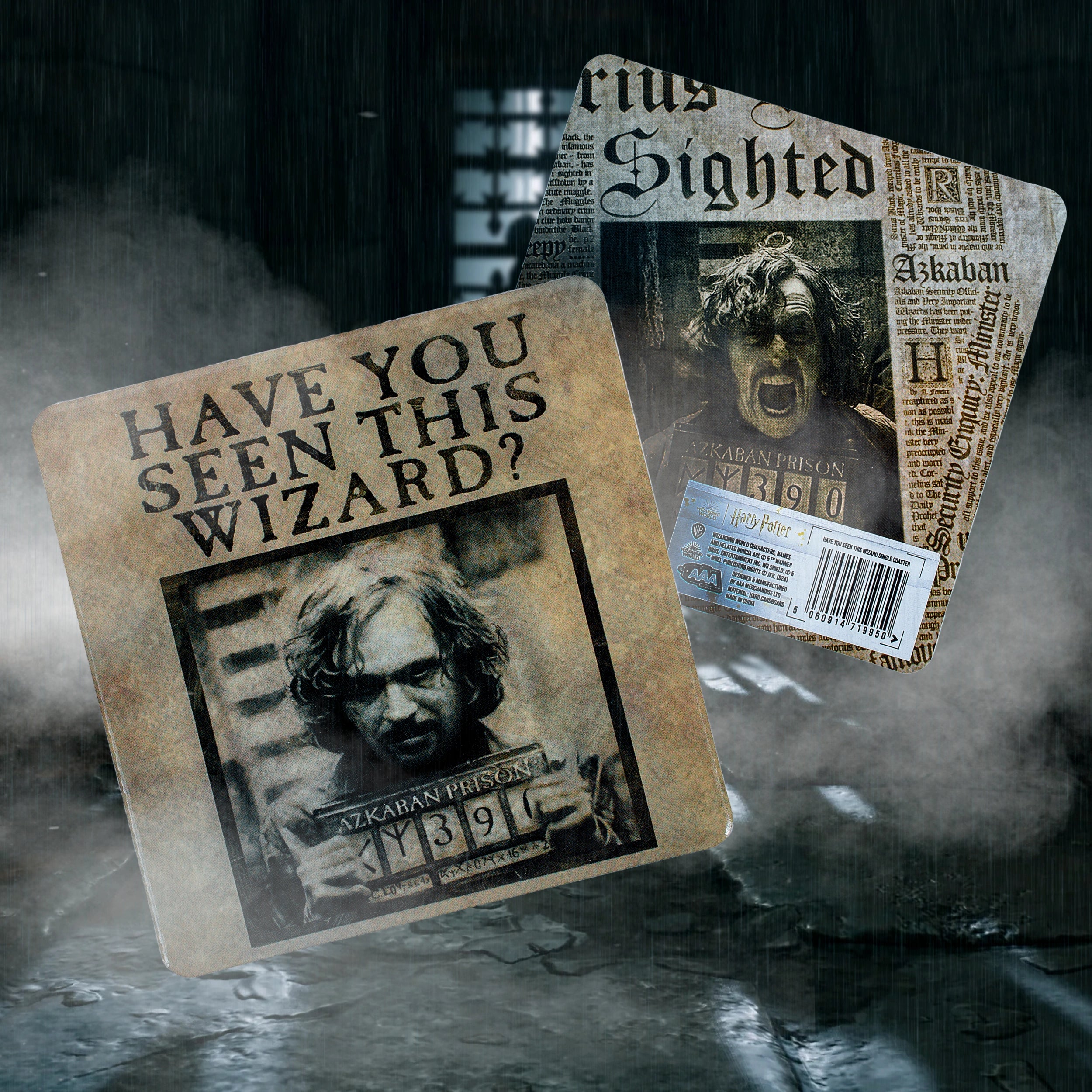 Harry Potter: „Have You Seen This Wizard?“ Sirius Black Einzeluntersetzer