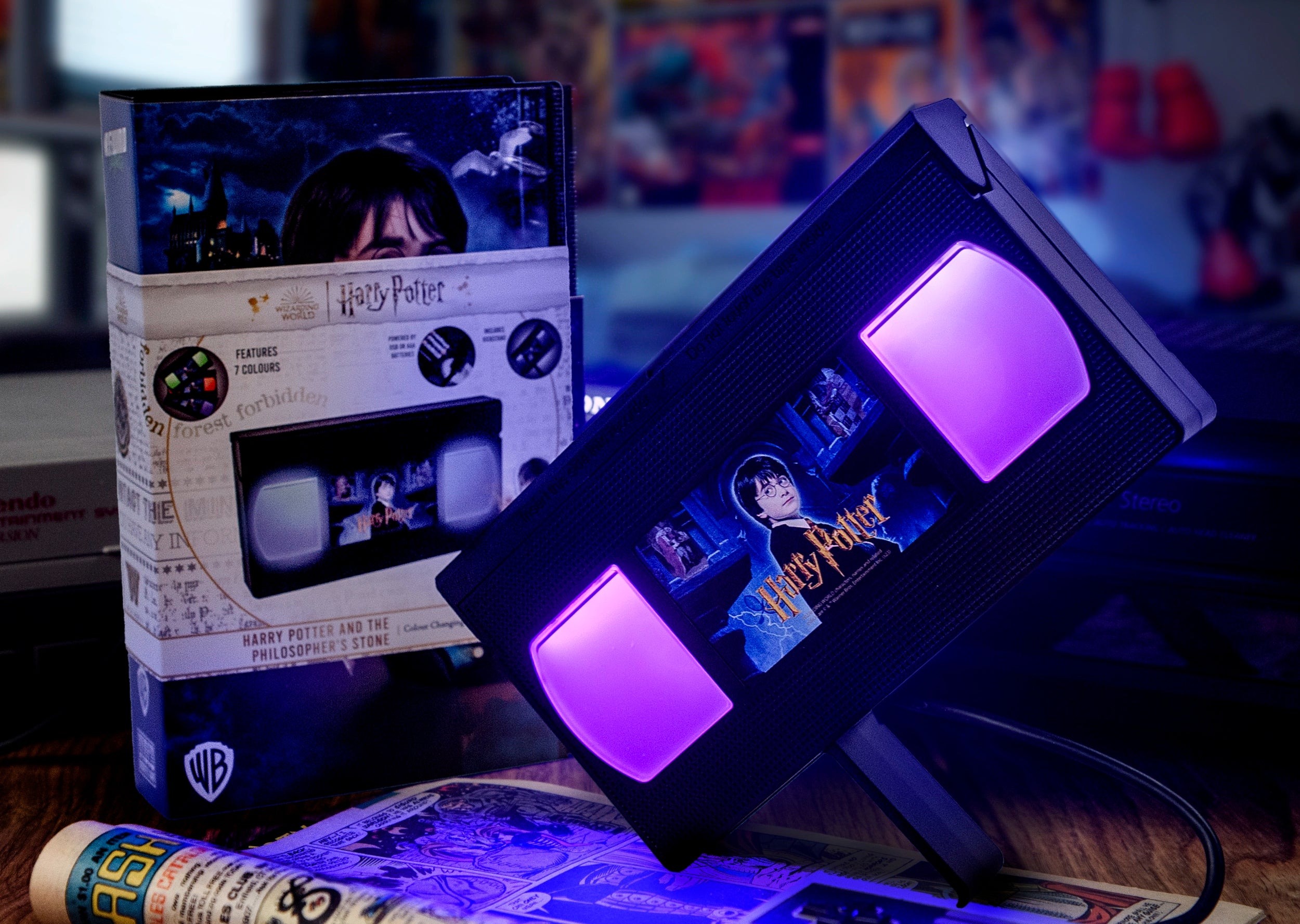 Harry Potter und der Stein der Weisen: Rückspullichter Videolicht