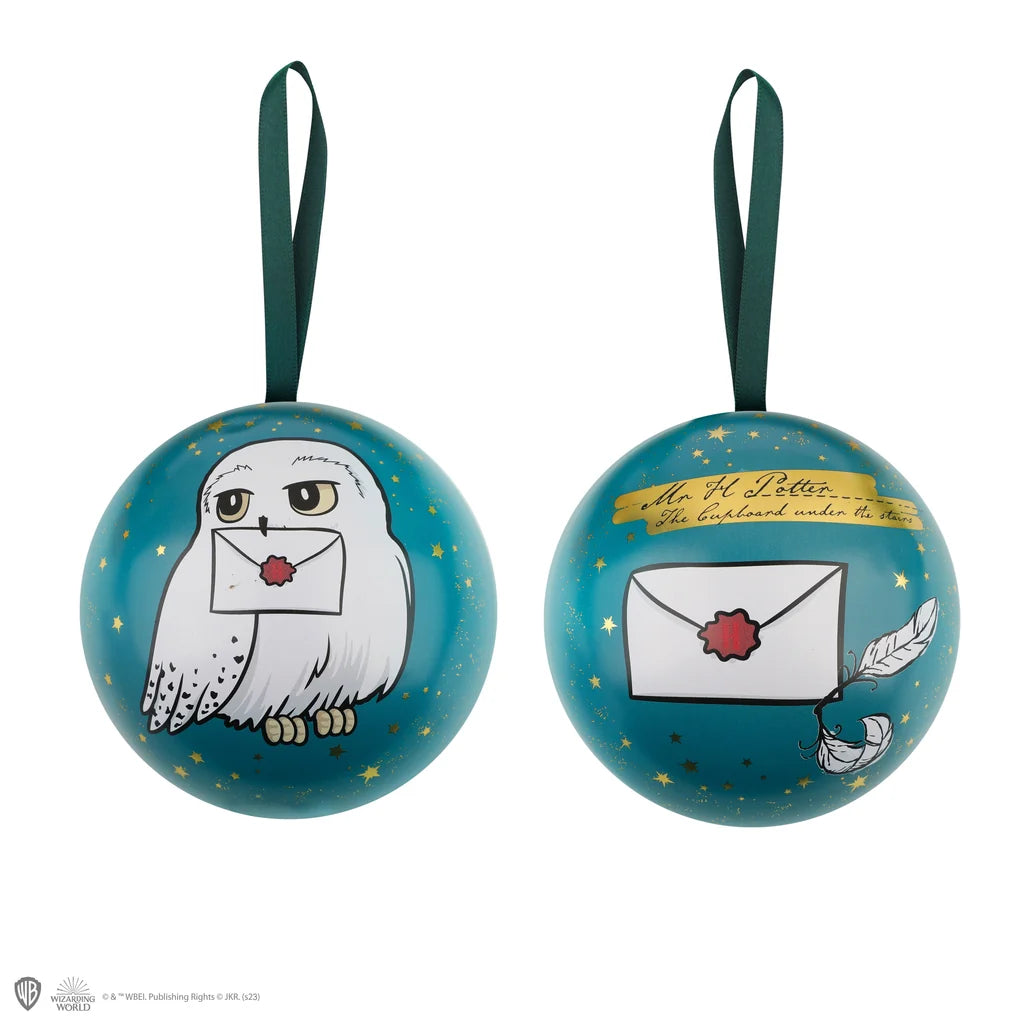 Hedwig Weihnachtskugel mit Schlüsselanhänger