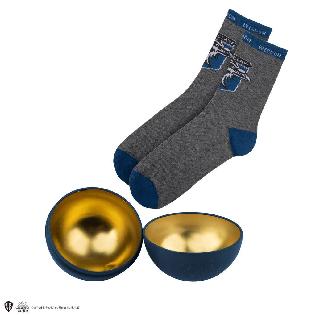 Ravenclaw Weihnachtskugel mit Socken