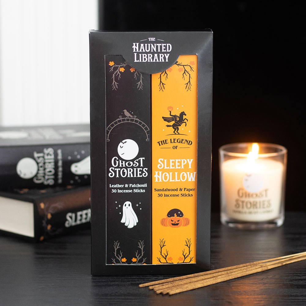 2er-Set Räucherstäbchen-Päckchen „Haunted Library“