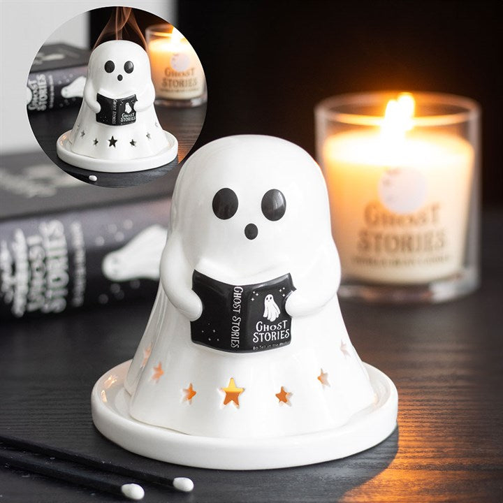 Teelichthalter und Räucherkegelhalter „Ghost Stories“