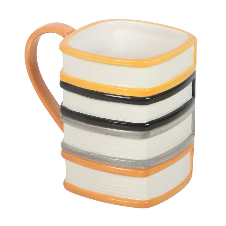 Die Tasse „Der Bücherregal der Spukbibliothek“