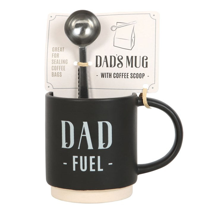 Dad Fuel Becher und Kaffeelöffel-Clip