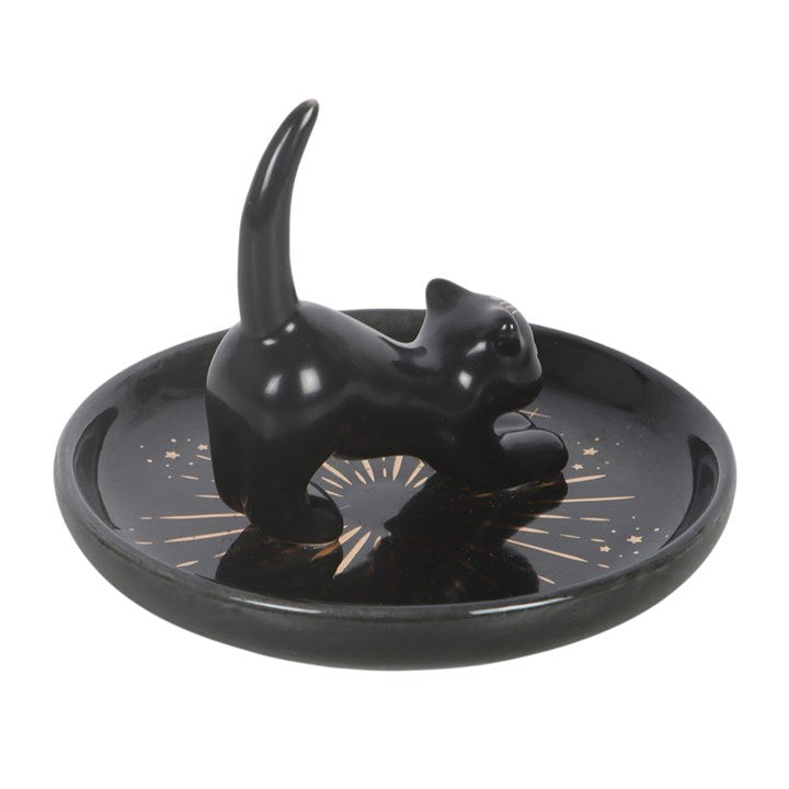 Schwarze Katze – Magische Schmuckschale