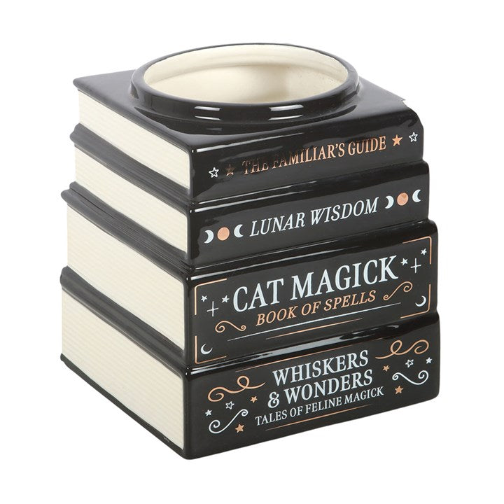 Vase „Black Cat Magick Book Stack“