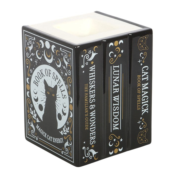 Öl- und Wachserhitzer „Black Cat Book of Spells“