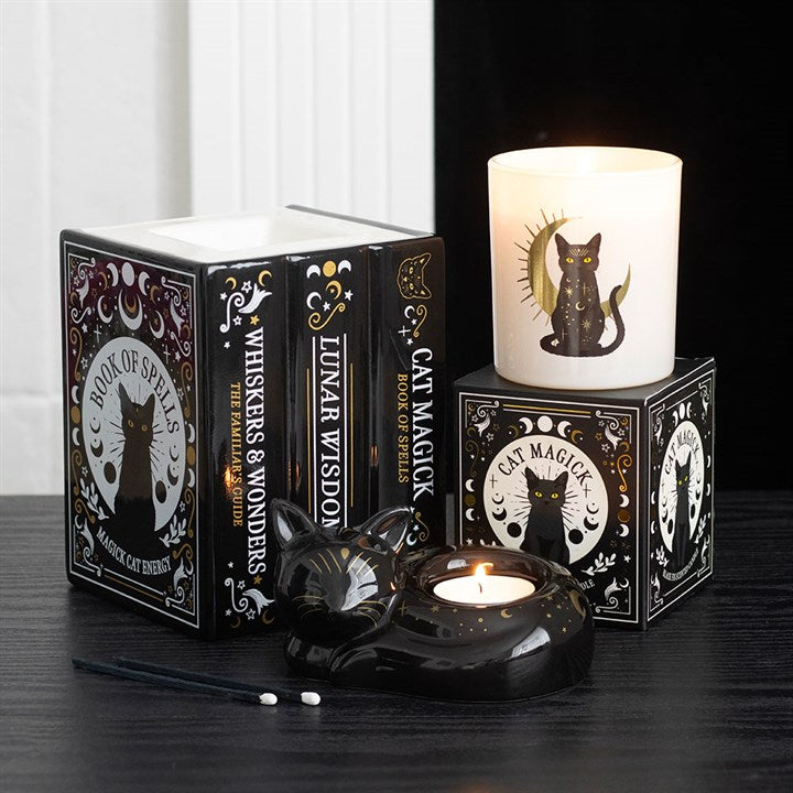 Öl- und Wachserhitzer „Black Cat Book of Spells“