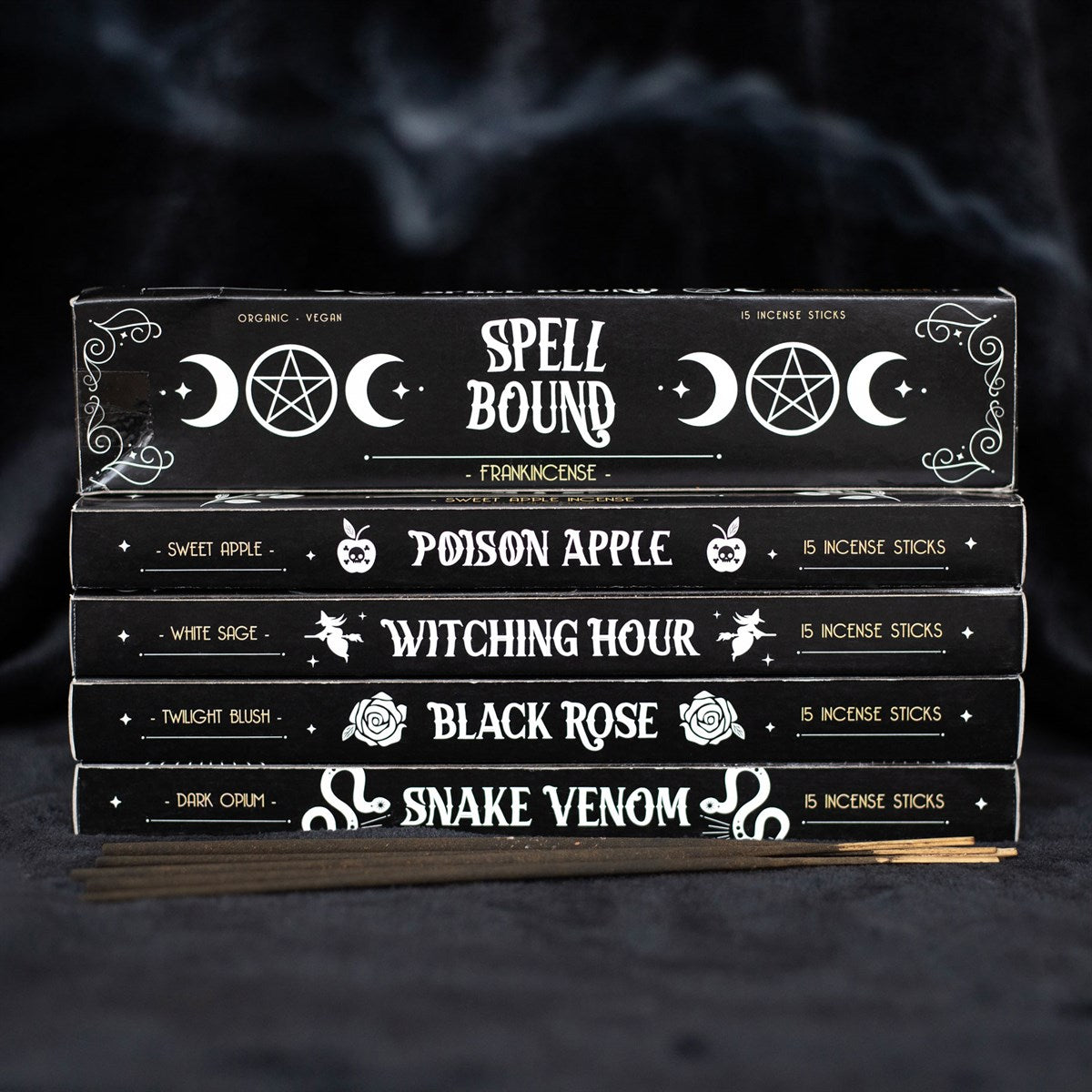 6er-Set „Midnight Ritual“-Räucherstäbchen