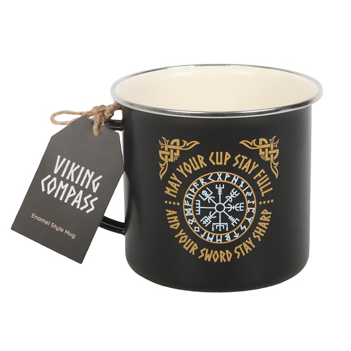 Viking Compass Emaille-Becher
