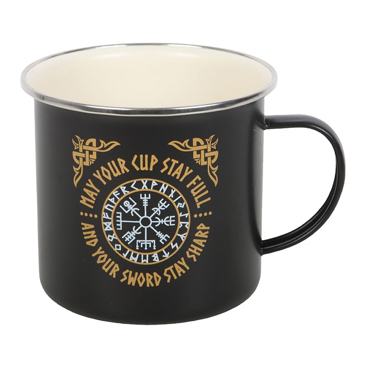 Viking Compass Emaille-Becher
