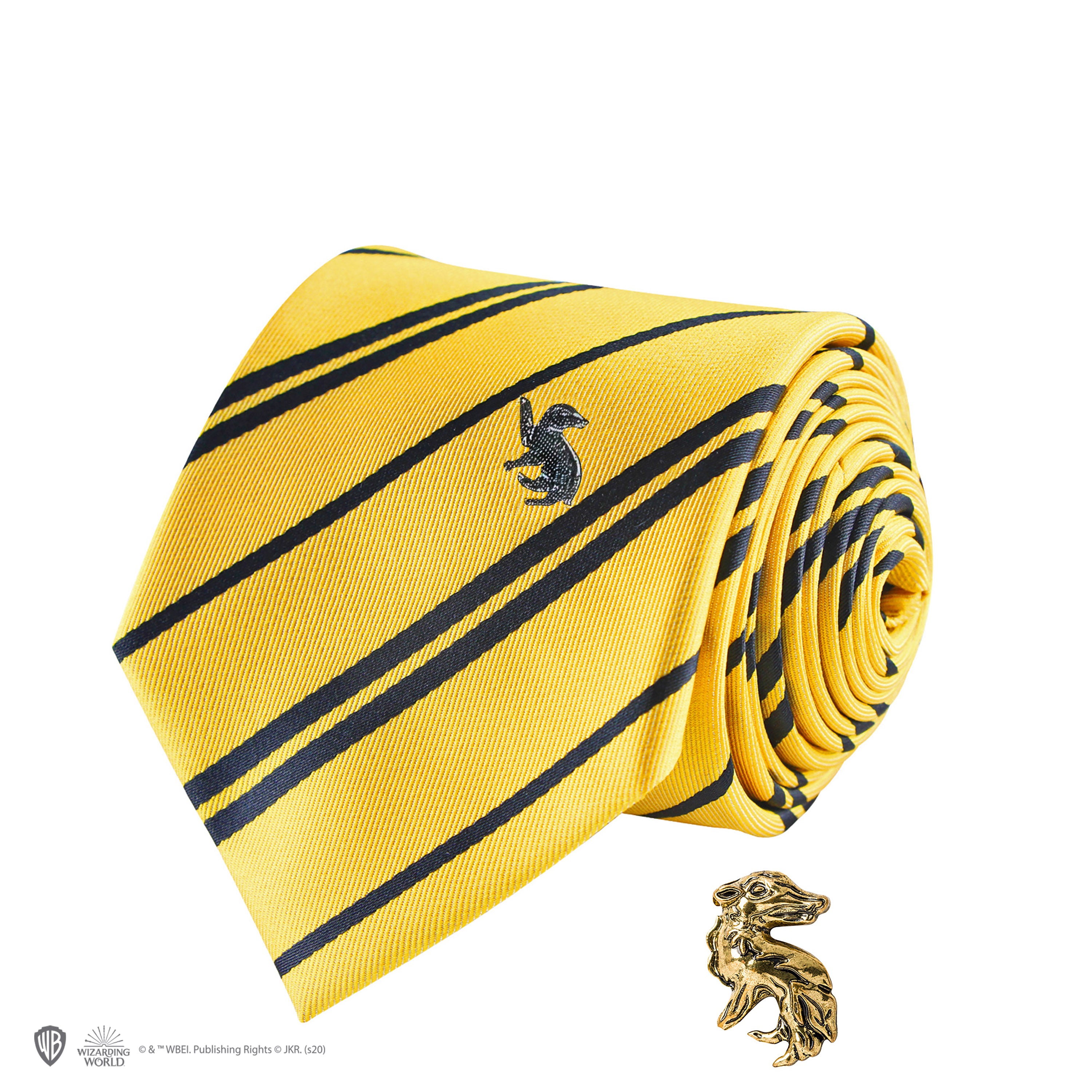 Harry Potter Krawatte & Ansteck-Pin Deluxe Box Hufflepuff