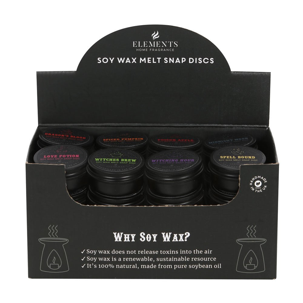 Verschiedene Sojawachs-Snap-Discs