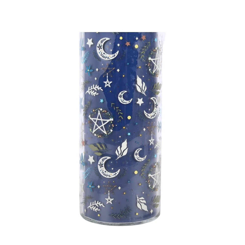 Solstice Spell Print – Brombeere & Kiefer – Röhrenkerze