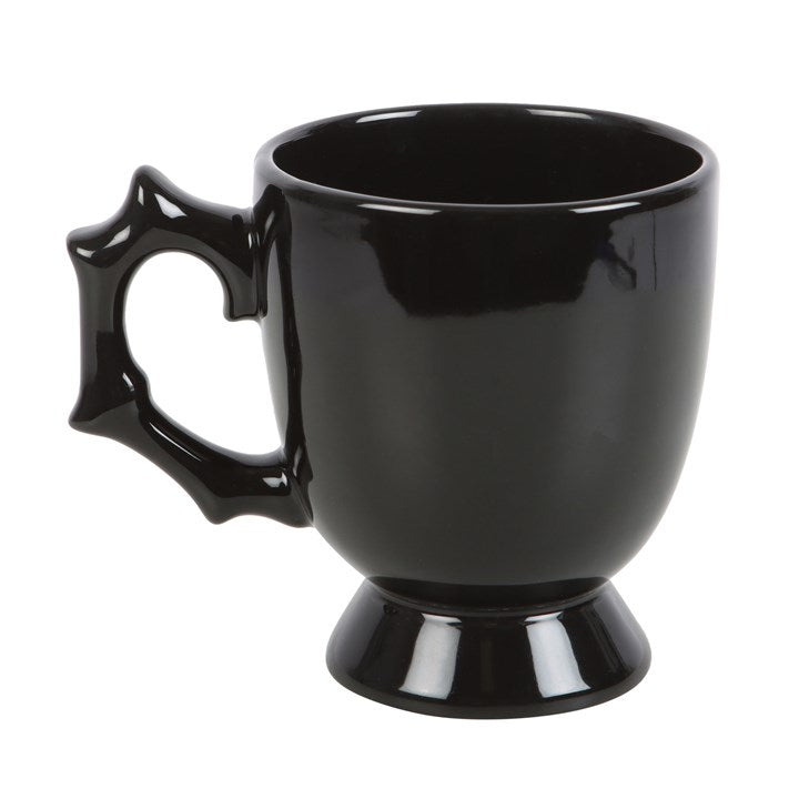 Schwarze Spinnen-Teetasse