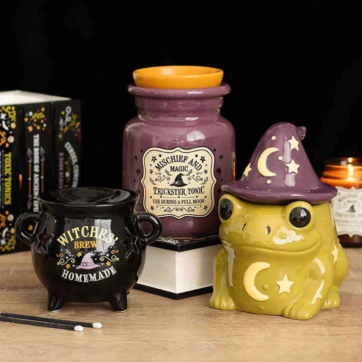 Ölbrenner und Wachserhitzer „Mischief and Magic“ in Flaschenform