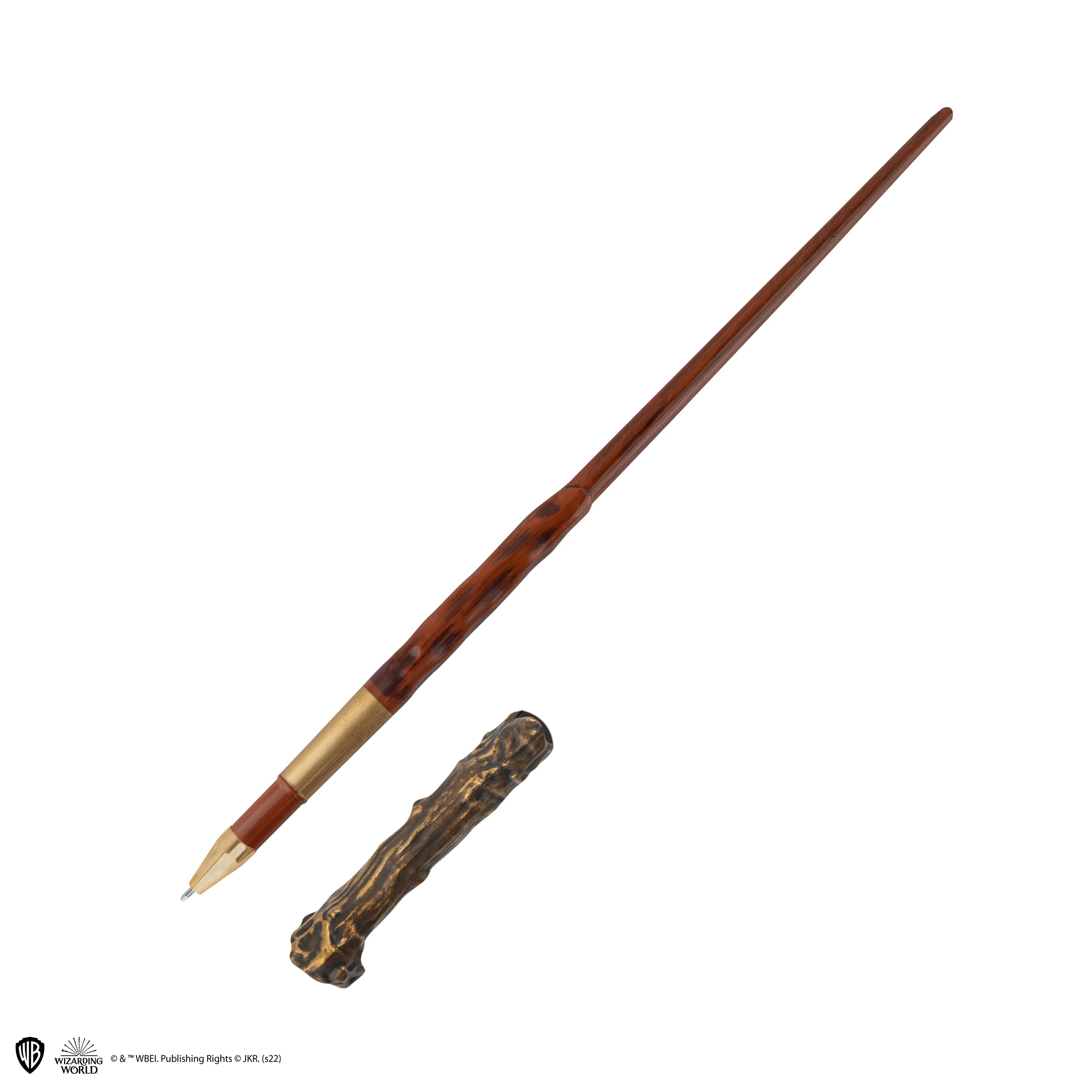 Harry Potter Zauberstab-Stift mit Ständer & Lentikularem Lesezeichen