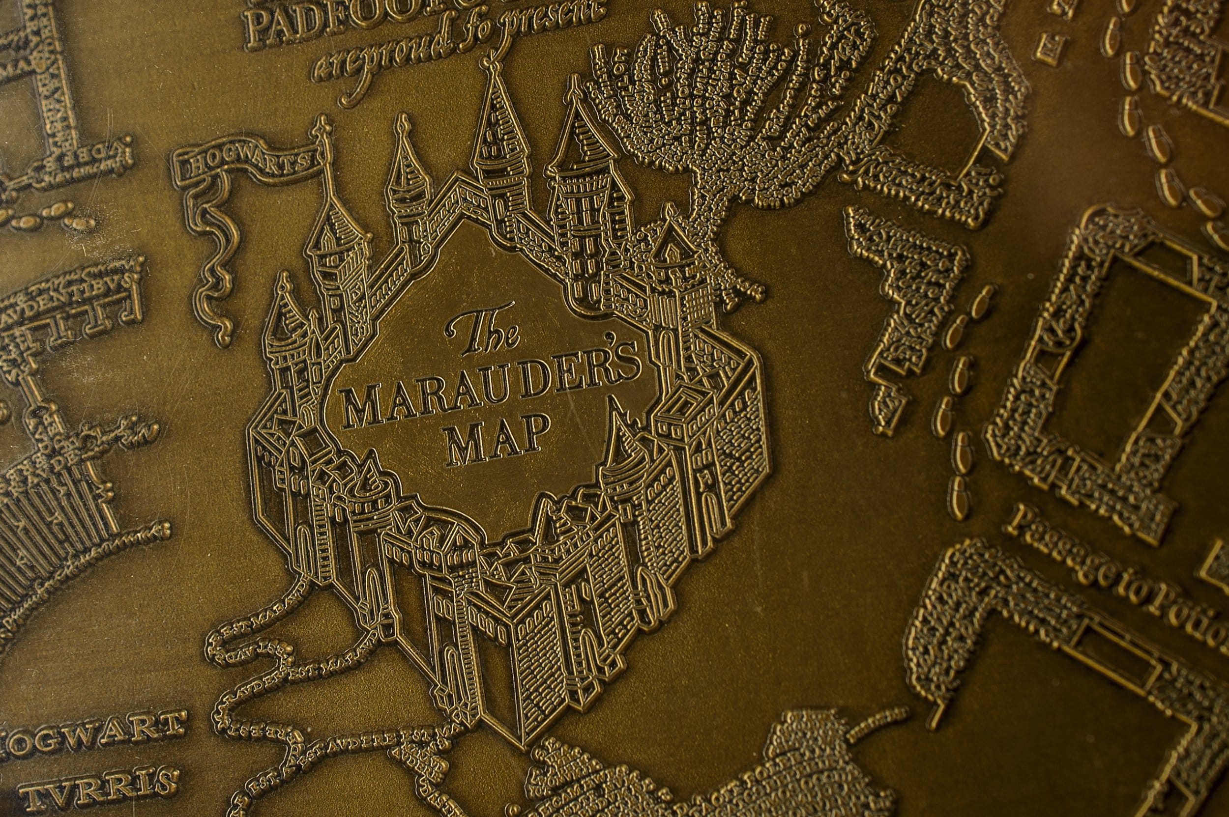 PRE-ORDER: Harry Potter - Replik Marauder's Map Metal Map 15 cm