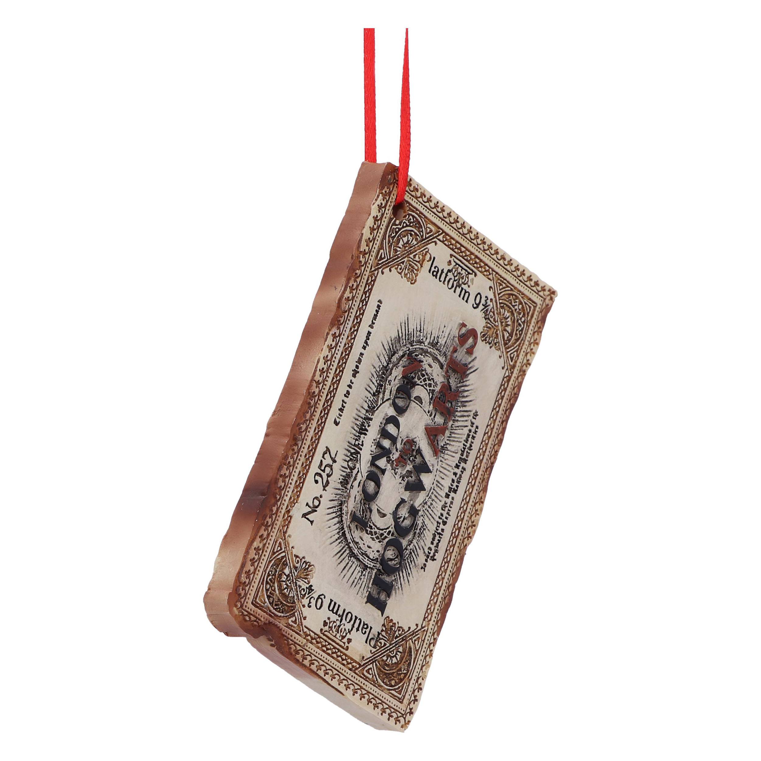 Harry Potter Christbaumanhänger Hogwarts Express Ticket