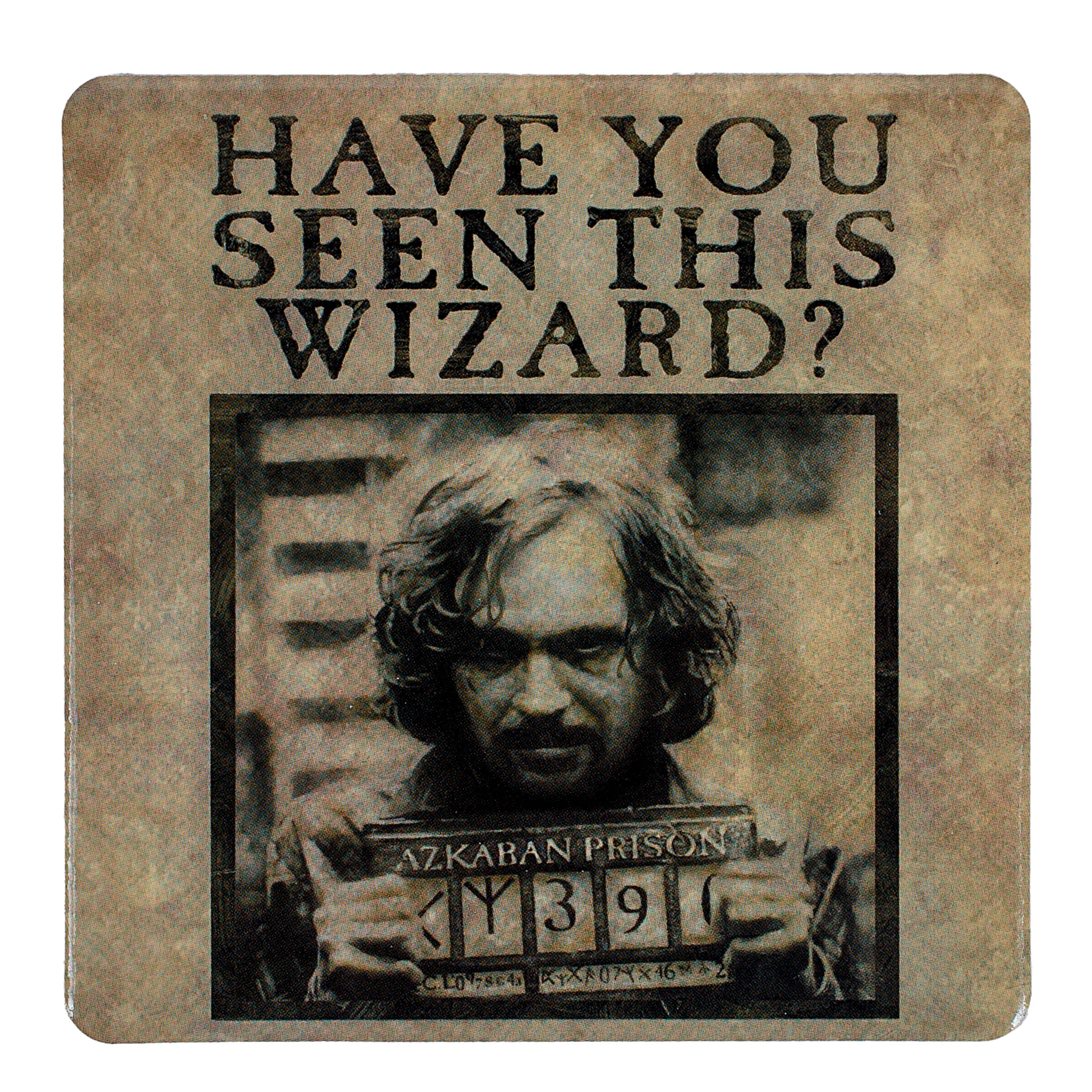 Harry Potter: „Have You Seen This Wizard?“ Sirius Black Einzeluntersetzer