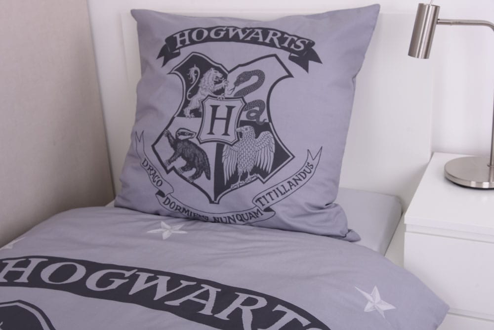 Harry Potter Bettwäsche Grau 135 x 200 cm / 80 x 80 cm