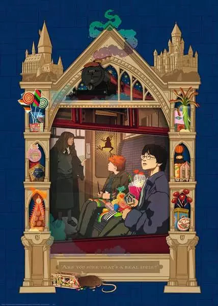 Harry Potter auf dem Weg nach Hogwarts Puzzle (1000 Teile)