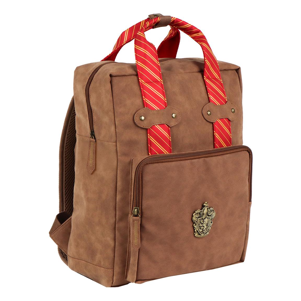 Harry Potter - Lässig modischer Kunstleder Rucksack | Gryffindor