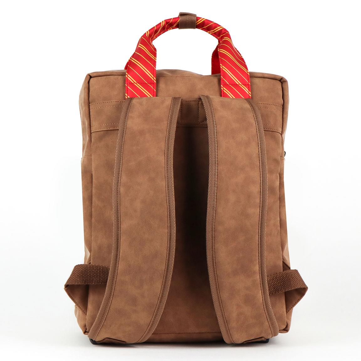 Harry Potter - Lässig modischer Kunstleder Rucksack | Gryffindor