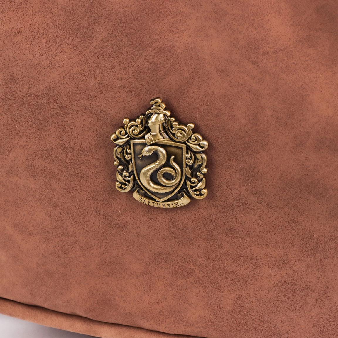 Harry Potter - Lässig modischer Kunstleder Rucksack | Slytherin
