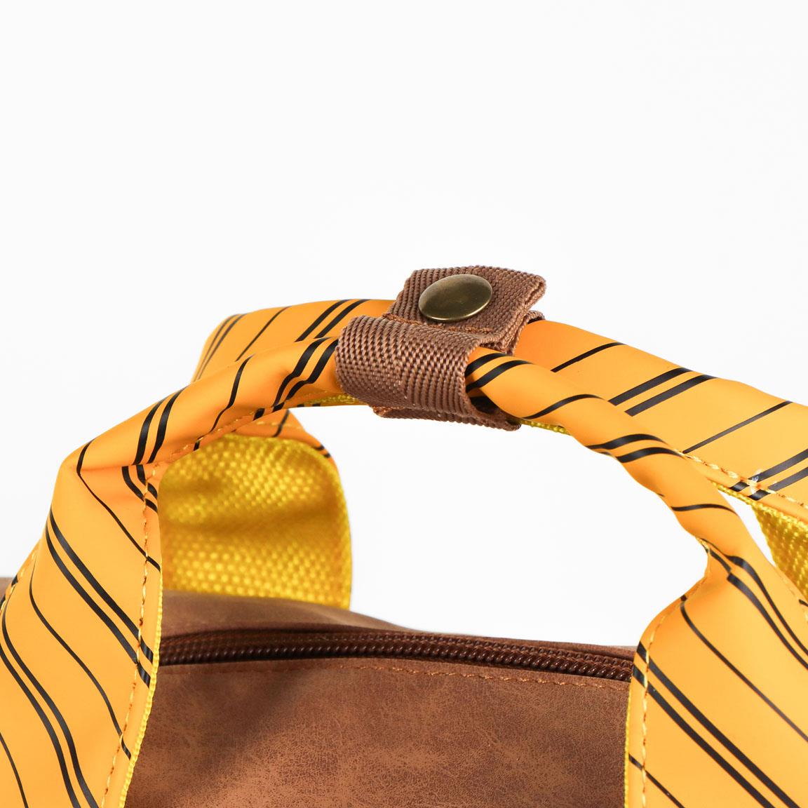 Harry Potter - Lässig modischer Kunstleder Rucksack | Hufflepuff
